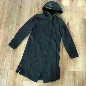 Hurley gray sweater parka jacket